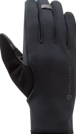 Montane Gloves-Womens Windjammer Lite Gloves - Black