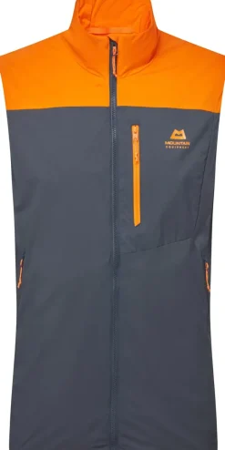 Mountain Equipment Vests & Gilets-Mens Aerotherm Vest - Blue Nights-Ember
