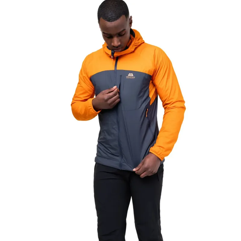 Mountain Equipment Softshell Jackets-Mens Aerotherm Jacket - Atlantic-Blue Nights