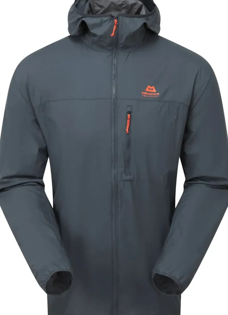 Mountain Equipment Softshell Jackets-Mens Aerofoil Hooded Jacket - Blue Nights