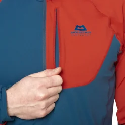 Mountain Equipment T-Shirts & Baselayers-Mens Aiguille Hooded Top - Admiral Blue