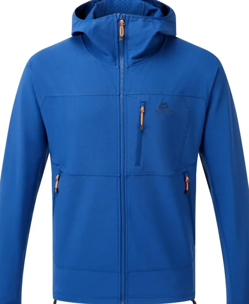 Mountain Equipment Softshell Jackets-Mens Arrow Hooded Jacket - Admiral Blue