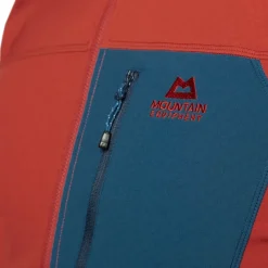 Mountain Equipment Softshell Jackets-Mens Arrow 1/4 Zip - Vine-Anvil Grey