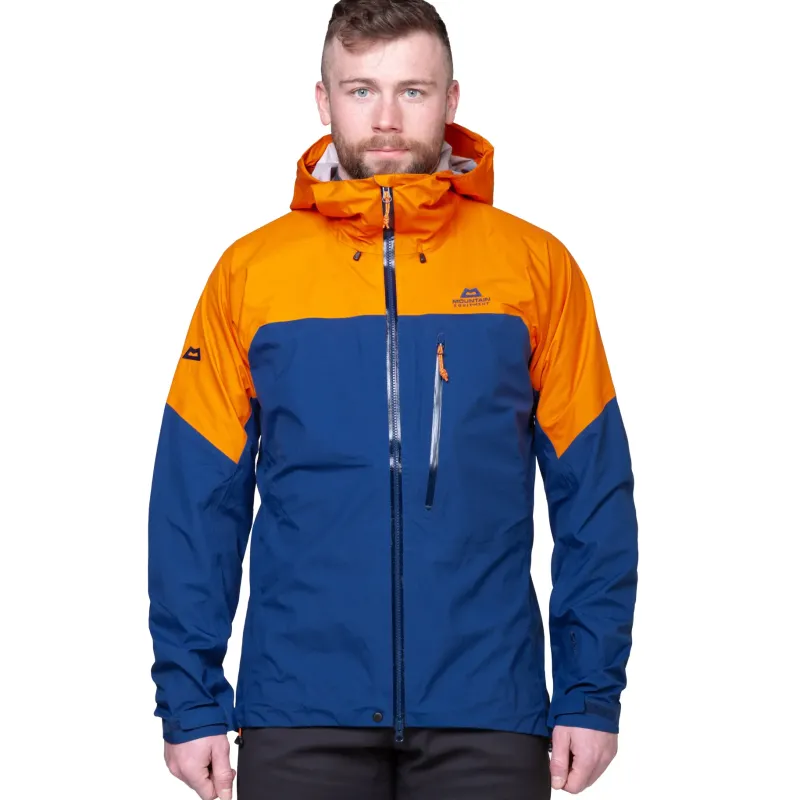 Mountain Equipment Waterproof Jackets-Mens Atmo Jacket - Admiral-Ember