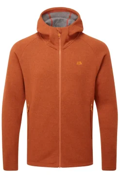 Mountain Equipment Fleece & Mid Layer-Mens Braldu Hooded Jacket - Rust