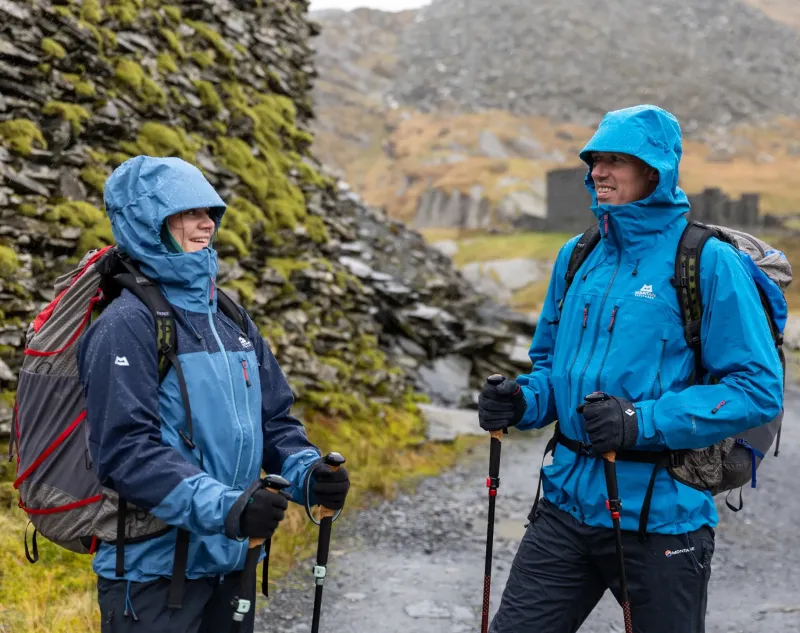 Mountain Equipment Waterproof Jackets-Mens Changabang Jacket - Mykonos Blue
