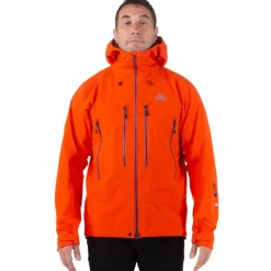 Mountain Equipment Waterproof Jackets-Mens Changabang Jacket - Cardinal Orange