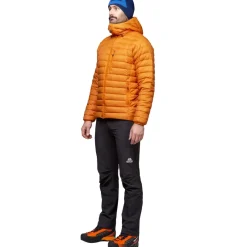 Mountain Equipment Insulated Jackets-Mens Earthrise Hooded Jacket - Dusk-Red Rock