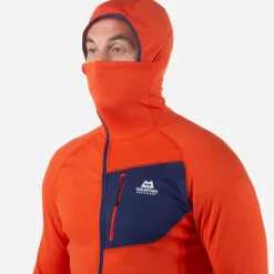 Mountain Equipment Fleece & Mid Layer-Mens Eclipse Hooded Zip-T - Fern