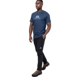 Mountain Equipment T-Shirts & Baselayers-Mens Emblem Tee - Heritage Blue