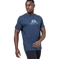 Mountain Equipment T-Shirts & Baselayers-Mens Emblem Tee - Etruscan Red