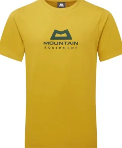 Mountain Equipment T-Shirts & Baselayers-Mens Emblem Tee - Olive Oil