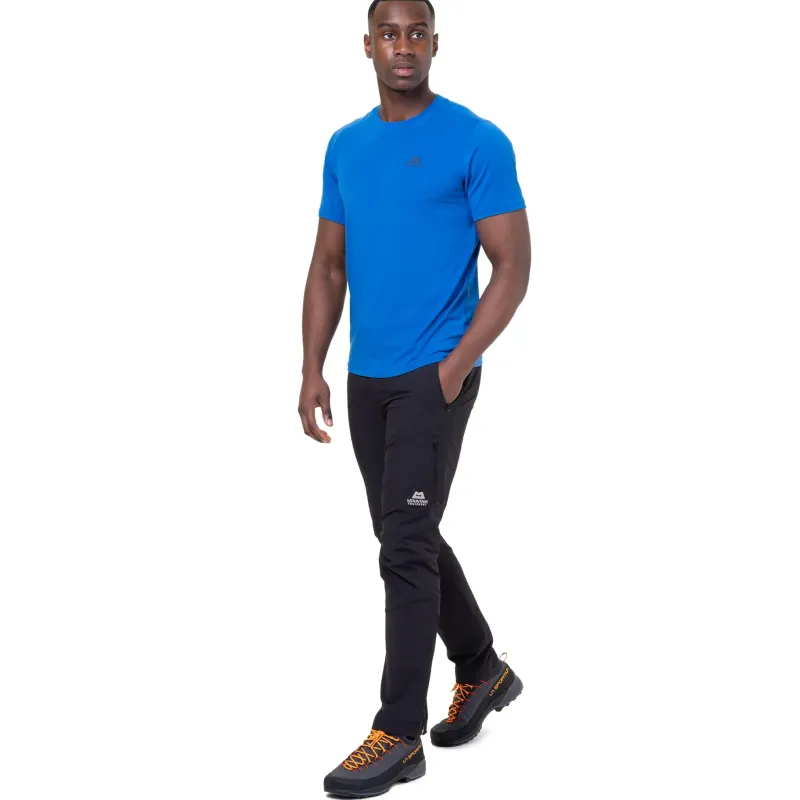 Mountain Equipment T-Shirts & Baselayers-Mens Groundup Tee - Atlantic Blue