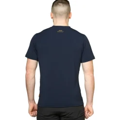 Mountain Equipment T-Shirts & Baselayers-Mens Groundup Skyline Tee - Atlantic Blue