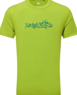 Mountain Equipment T-Shirts & Baselayers-Mens Groundup Skyline Tee - Cactus