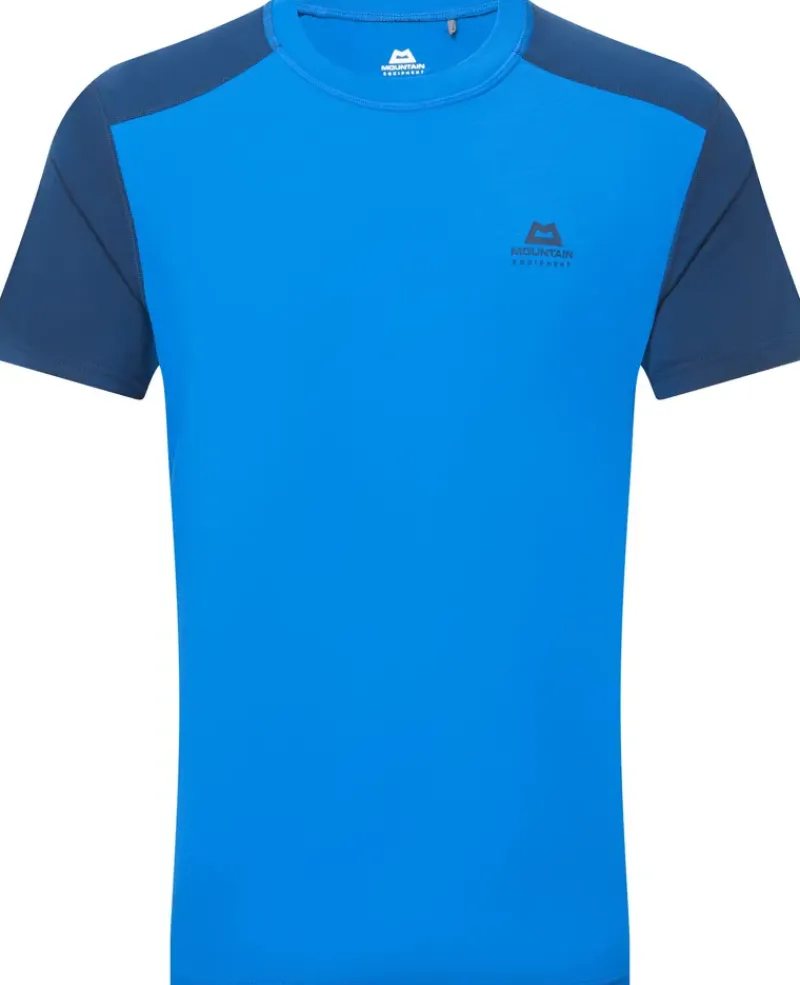 Mountain Equipment T-Shirts & Baselayers-Mens Headpoint Block Tee - Atlantic-Admiral