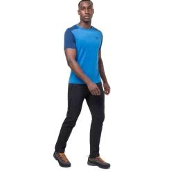 Mountain Equipment T-Shirts & Baselayers-Mens Headpoint Block Tee - Sage-Flint