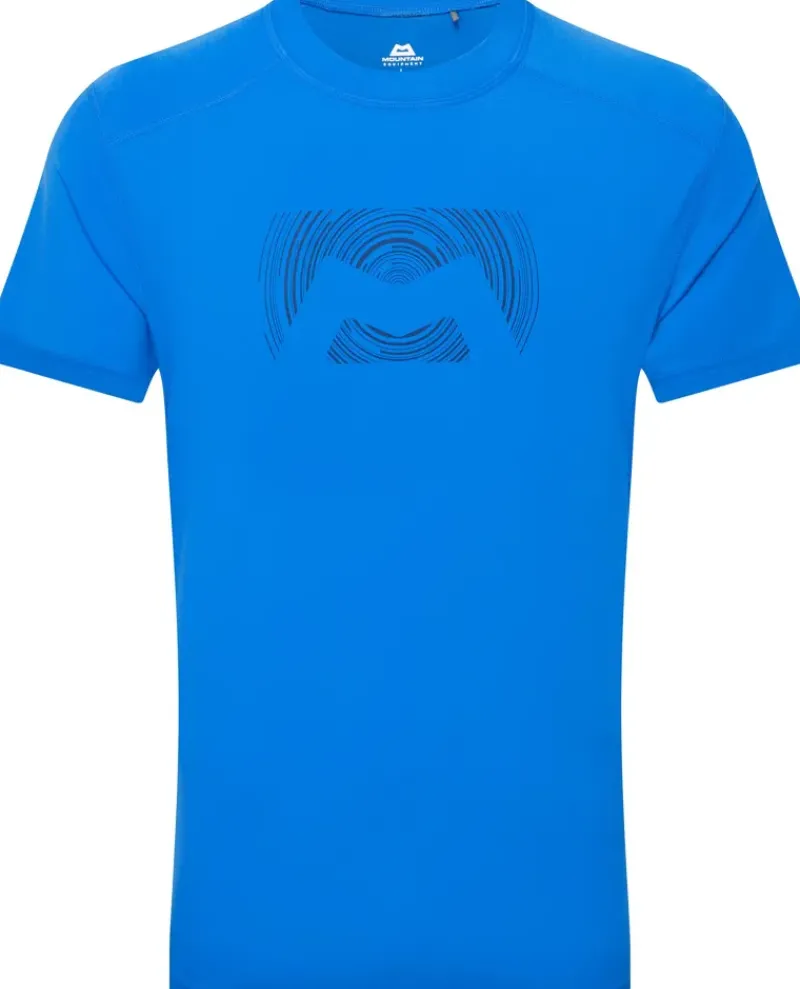 Mountain Equipment T-Shirts & Baselayers-Mens Headpoint Graphic Tee - Atlantic Blue