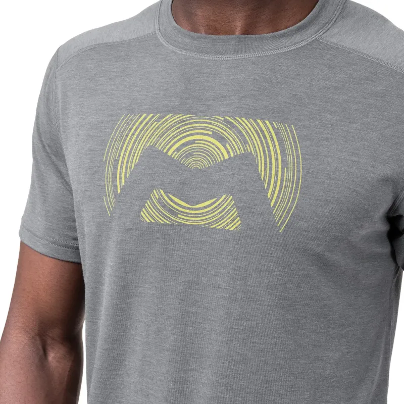 Mountain Equipment T-Shirts & Baselayers-Mens Headpoint Graphic Tee - Atlantic Blue