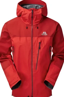 Mountain Equipment Waterproof Jackets-Mens Lhotse Jacket - Imperial Red-Crimson