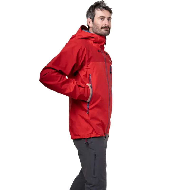 Mountain Equipment Waterproof Jackets-Mens Lhotse Jacket - Imperial Red-Crimson