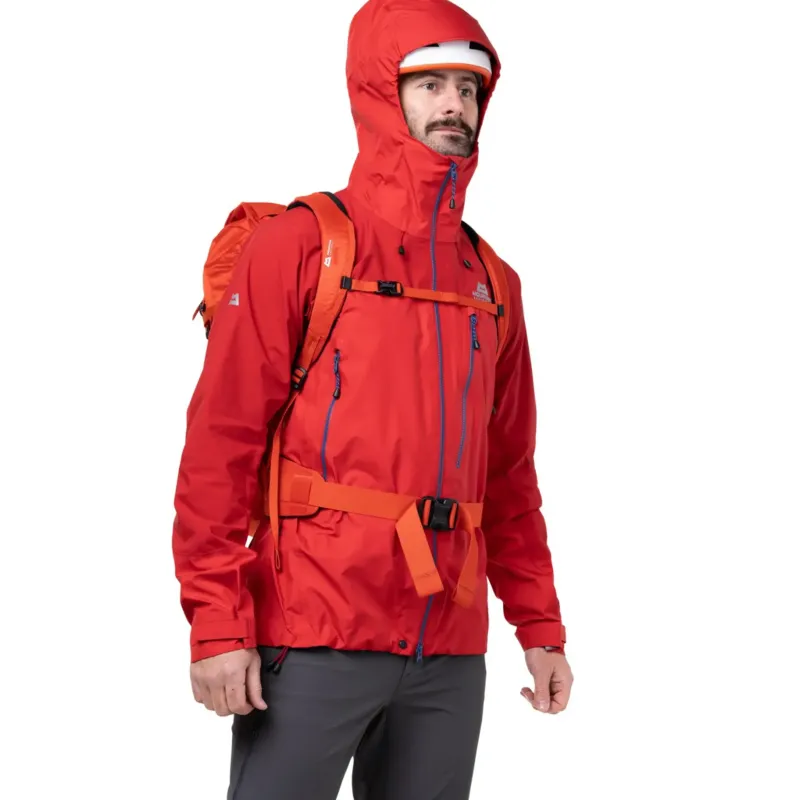 Mountain Equipment Waterproof Jackets-Mens Lhotse Jacket - Imperial Red-Crimson