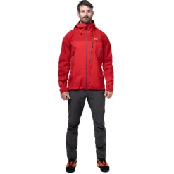 Mountain Equipment Waterproof Jackets-Mens Lhotse Jacket - Anvil Grey-Black