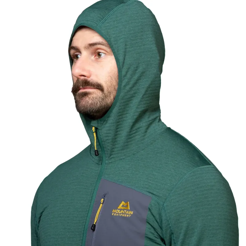 Mountain Equipment Fleece & Mid Layer-Mens Lumiko Hooded Jacket - Admiral-Cosmos