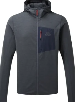 Mountain Equipment Fleece & Mid Layer-Mens Lumiko Hooded Jacket - Ombre Blue-Cosmos