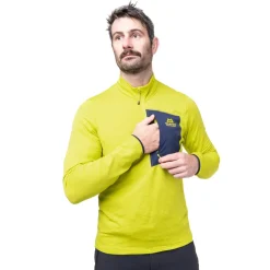 Mountain Equipment Fleece & Mid Layer-Mens Lumiko Zip T Fleece - Vine-Cosmos