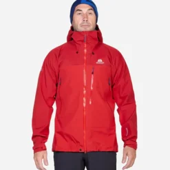 Mountain Equipment Waterproof Jackets-Mens Makalu Jacket - Mykonos-Majolica