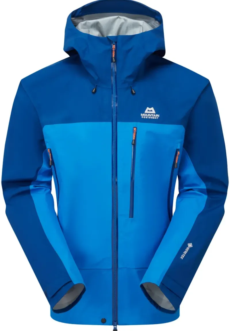 Mountain Equipment Waterproof Jackets-Mens Makalu Jacket - Atlantic-Admiral