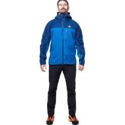 Mountain Equipment Waterproof Jackets-Mens Makalu Jacket - Atlantic-Admiral