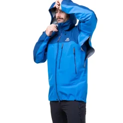Mountain Equipment Waterproof Jackets-Mens Makalu Jacket - Atlantic-Admiral