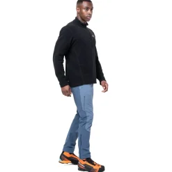 Mountain Equipment Fleece & Mid Layer-Mens Micro Zip-T Fleece - Black
