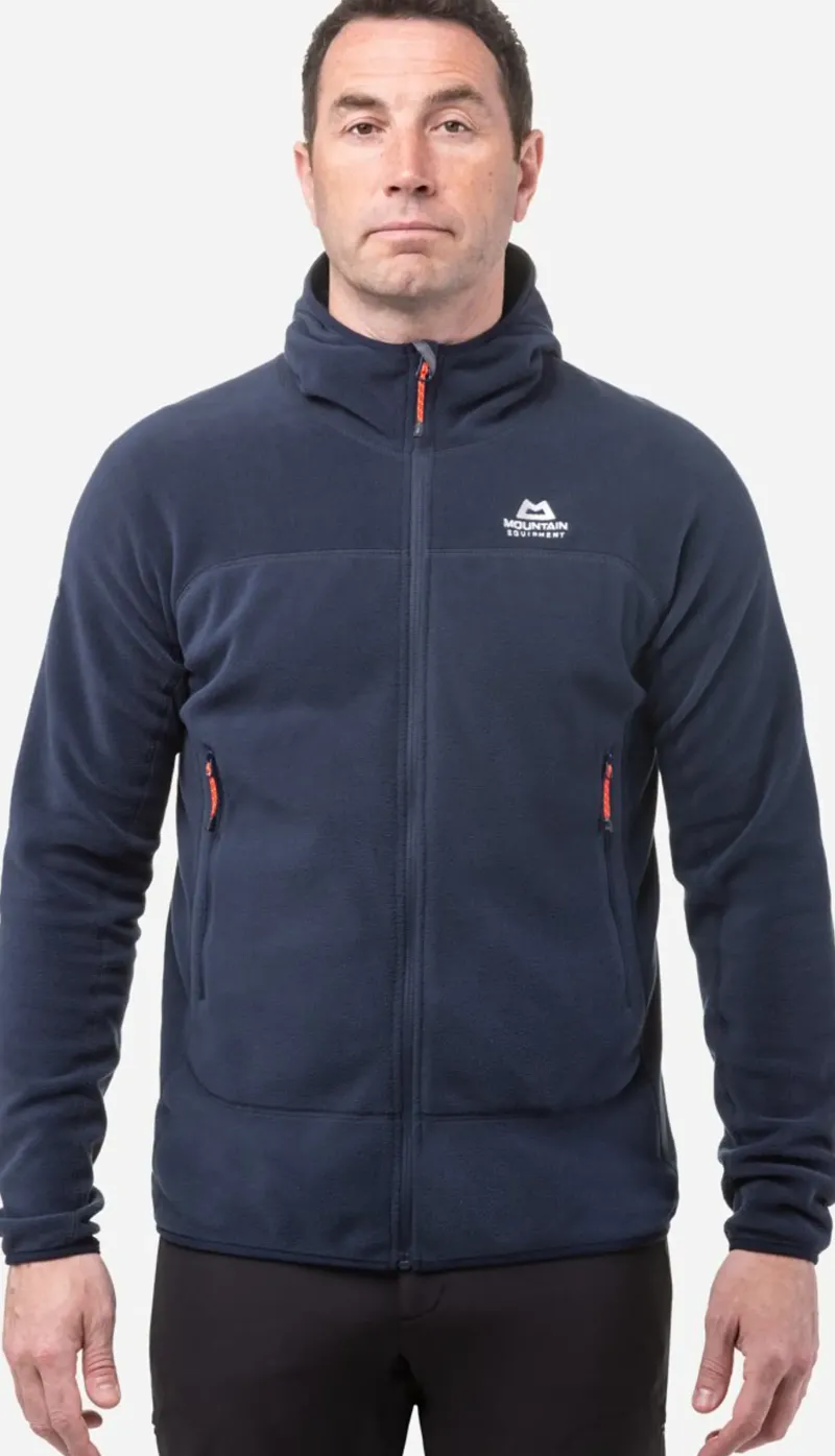 Mountain Equipment Fleece & Mid Layer-Mens Micro Zip Fleece Jacket - Black