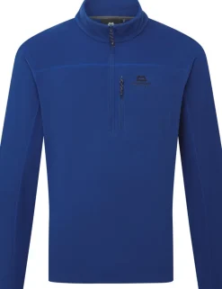 Mountain Equipment Fleece & Mid Layer-Mens Micro Zip-T Fleece - Admiral Blue