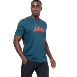 Mountain Equipment T-Shirts & Baselayers-Mens Mountain Sun Tee - Cactus