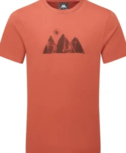 Mountain Equipment T-Shirts & Baselayers-Mens Mountain Sun Tee - Etruscan Red