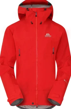 Mountain Equipment Waterproof Jackets-Mens Nunatak Jacket - Chili Red