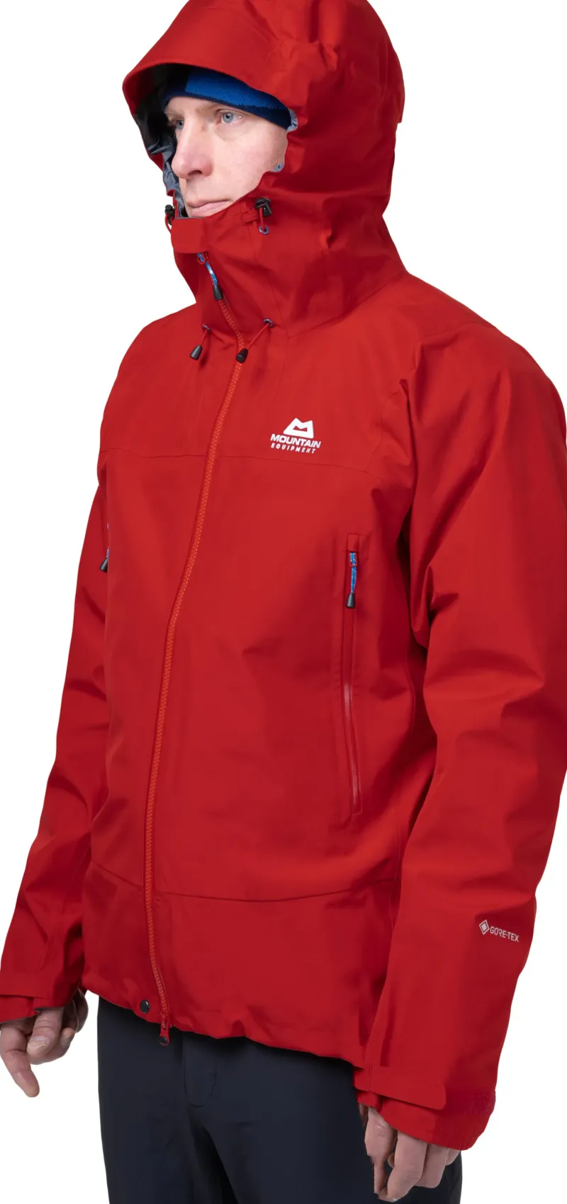 Mountain Equipment Waterproof Jackets-Mens Nunatak Jacket - Chili Red