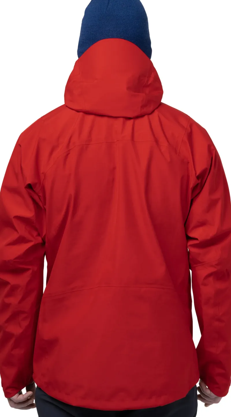 Mountain Equipment Waterproof Jackets-Mens Nunatak Jacket - Chili Red