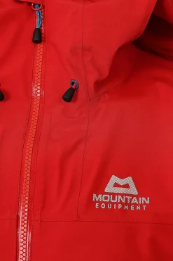 Mountain Equipment Waterproof Jackets-Mens Nunatak Jacket - Chili Red