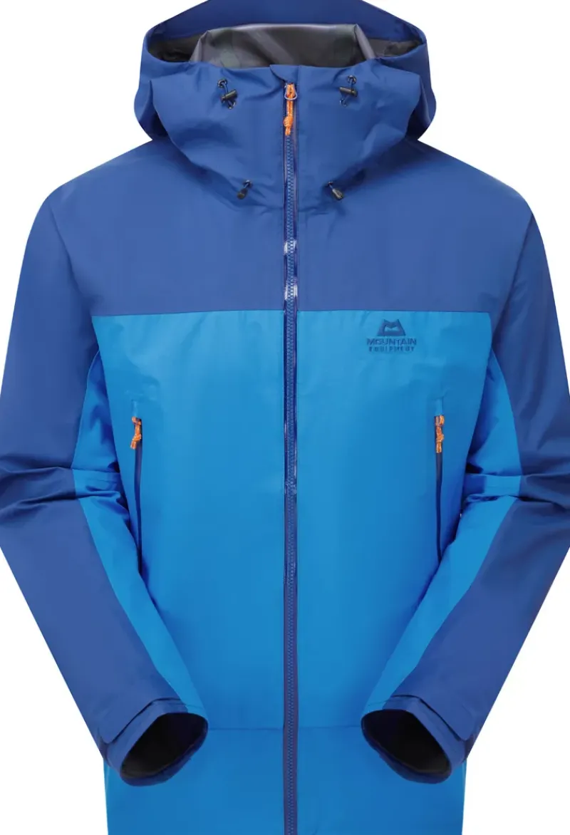 Mountain Equipment Waterproof Jackets-Mens Odyssey Jacket - Atlantic-Admiral