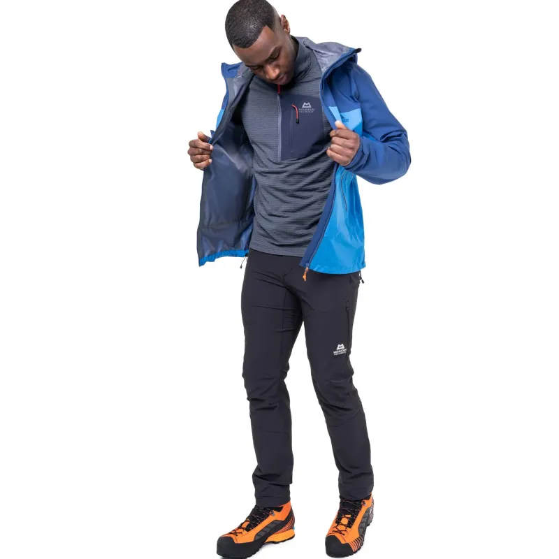 Mountain Equipment Waterproof Jackets-Mens Odyssey Jacket - Atlantic-Admiral