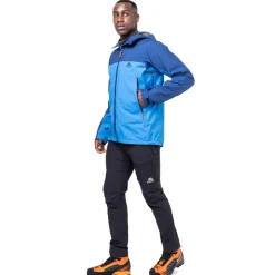 Mountain Equipment Waterproof Jackets-Mens Odyssey Jacket - Atlantic-Admiral