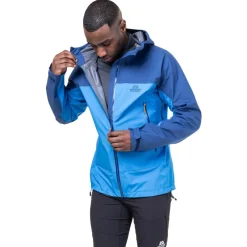 Mountain Equipment Waterproof Jackets-Mens Odyssey Jacket - Atlantic-Admiral