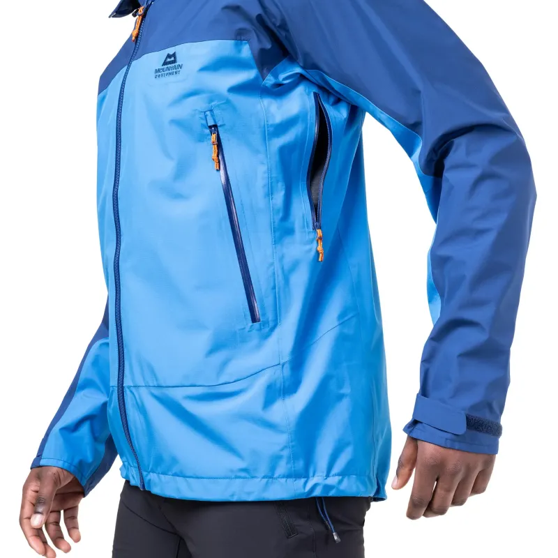 Mountain Equipment Waterproof Jackets-Mens Odyssey Jacket - Atlantic-Admiral