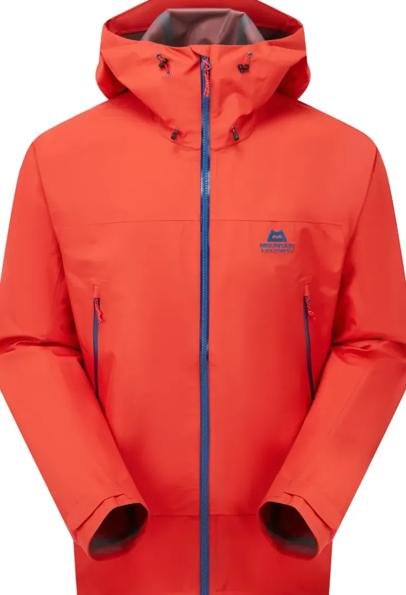 Mountain Equipment Waterproof Jackets-Mens Odyssey Jacket - Chili Red
