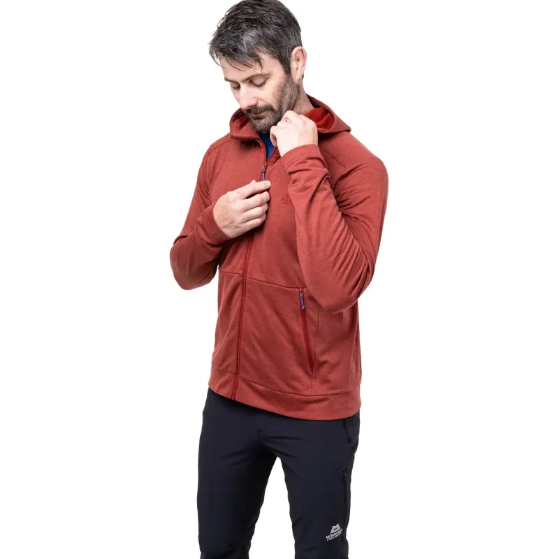 Mountain Equipment Fleece & Mid Layer-Mens Oracool Hooded Jacket - Cosmos